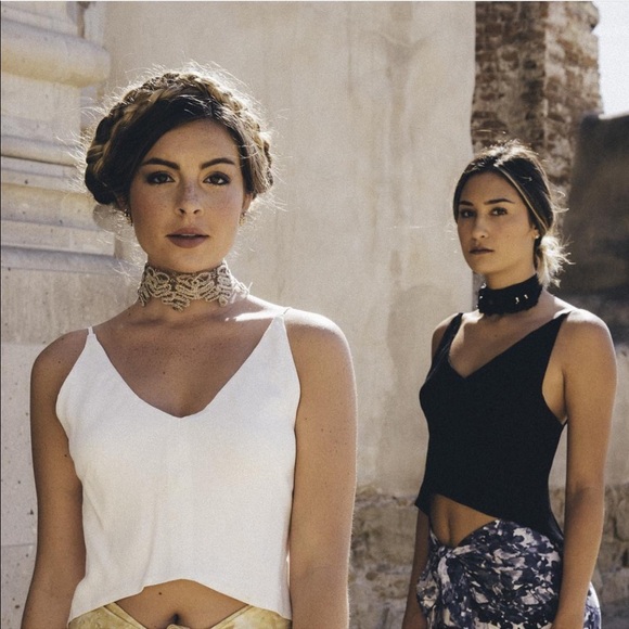 NWT Cult gaia alia camisole cropped tank top shiny gold - Picture 14 of 14